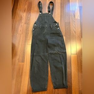 Levi’s retro overalls, black wash, bubble leg